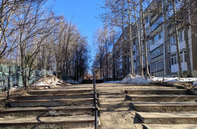 «Потёмкинская лестница» в Соликамске — лидер рейтингового голосования